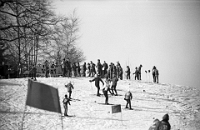 1970  Schülerskirennen Rennstrecke auf der «Escherwiese»