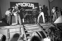 1977  Rock-Konzert in der Widmer-Turnhalle /  «Krokus» mit Tommy Kiefer, Fernando von Arb, Chris von Rohr, Freddy Steady, Jürg Nägeli
