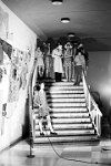 1970  Pausenhalle Schulhaus Widmer /  Modeschau der Nähschule