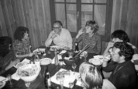 1981  Lehrerschaft des Schulhauses Wolfgraben / gemeinsamer Abend in der Forsthütte