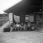 1968  Langnauer Ferienhaus «Piz Beverin», Obertschappina GR / zu Besuch bei Senn Guhler auf der Alp Lüsch