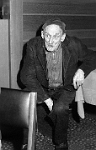 1971  Stammgast Dietrich im ehemaligen  Restaurant Grund