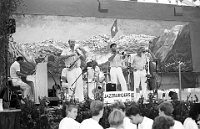 1991  Dorffest zur 700-Jahrfeier /  Jazzburgers mit dem Langnauer Matthias Eschenmoser an der Posaune