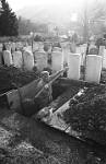 1994  Friedhof Langnau / Totengräber Hans Syfrig