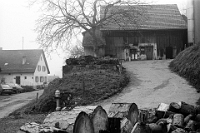 Oktober  18.12.1976 / Oberrengg, Bauernhof Scherrer/Naef