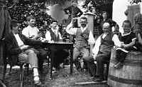 Mai  um 1910 / Sonntagsjass bei der Sigristenfamilie Baumann