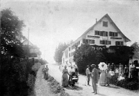 Juni  1900 / Albispass; Restaurant Hirschen, abgebrochen 2012