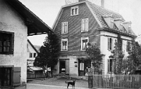 September  1920 / Spezereiwarenladen und Bierdepot. Neue Dorfstrasse 27