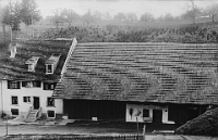 Oktober  1914 / Ehemaliges Bauernhaus am Muehleweg 15. Abgebrochen / Heute Telefonzentrale