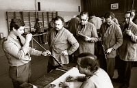 19.3.1980  Turnhalle im Widmer  Militärische Inspektion