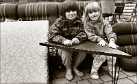 7.9.1996  Schwerzi, Bring- und Holtag  Geholtes wird bewacht