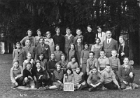 Klassenfoto Langnau 1935  20.2.1935, Albert Stiefel, Mittelstufe Wolfgraben