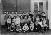 Klassenfoto Langnau 1962  11.1.1962, Hedi Straub, Primarschule Altes Schulhaus