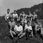 Klassenfoto Langnau 1963  1963, Bernhard Fuchs, Primarschule So E, Schulreise auf die Rigi