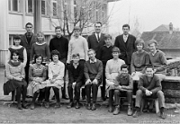 Klassenfoto Langnau 1963  29.11.1963, Heiner Hotz, Hans Hedinger, Ernst Hörler; Sek. Wolfgraben