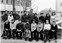 Klassenfoto Langnau 1968  2.3.1968, Martin Hörler, Heiner Hotz, Hans Hedinger; Sek. Wolfgraben