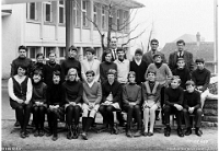 Klassenfoto Langnau 1968  1.3.1968, Hans Hedinger, Heiner Hotz, Martin Hörler; Sek. Wolfgraben