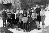 Klassenfoto Langnau 1969  22.2.1969, Gertrud Fumasoli, Primarschule So B, Im Widmer