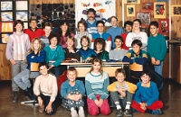 Klassenfoto Langnau 1987  1.6.1987, Bernhard Fuchs, 6. Kl. Wolfgraben