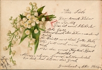 Poesiealbum 1899-1913  von Anna Urner, Langnau 21.1.1900, Elisa Hediger