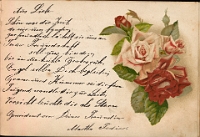 Poesiealbum 1899-1913  von Anna Urner, Langnau Deine Freundin Martha Fedier