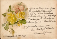 Poesiealbum 1899-1913  von Anna Urner, Langnau 22.10.1897, Albertine Hofmann