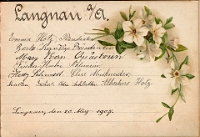 Poesiealbum 1899-1913  von Anna Urner, Langnau 20.3.1907,Töchterchor Langnau