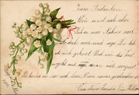 Poesiealbum 1899-1913  von Anna Urner, Langnau 30.3.1900, Deine Freundin Emma Hediger