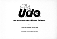 UDO  der kleine Elefant, gezeichnet von Gerd Baur, 1954