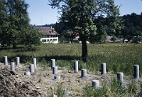 Katholische Kirche Langnau  Abbruch und Neubau 1967/68