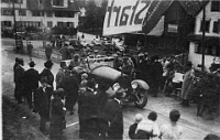 1921 Zuverlässigkeitsfahrt auf den Albis  Start bei der Mühle Adliswil