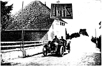 1911  Automobil-Zuverlässigkeitsfahrt auf der Bergstrasse Adliswil-Albis  Sieger Herr Berger auf Gregoire