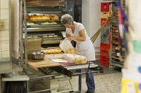 Bäckerei Friederich  Gritibenz-Backen  mit Yvonne Friederich: Bäckerin, Konditorin und Besitzerin / Oliver Rufli: Bäcker / Andrea Wenk: Konditorin