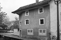 Einstiges Langnauer Gewerbe  1981; Schuhmacherei Karl Gesser, Alte Dorfstrasse