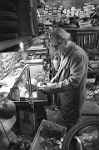 1992  Jakob Kammerer, in seiner Werkstatt an der Sihltalstrasse