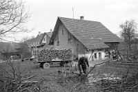 1973  Kniebreche Langnau, Staudenmacher Sonderegger auf der Stör
