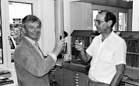 1987  Pensionierung von Drucker Andreas Hässig /