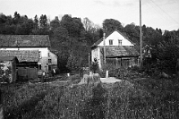 April  3.5.1983 / Abbruchobjekt an der Sihltalstrasse 80, Westseite