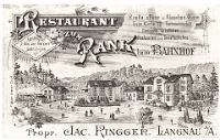 Oktober  um 1900 / Lithographie P. Sauter, Graveur, Zuerich