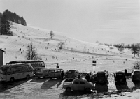Januar  20.1.1962 Wintersport auf dem Albis