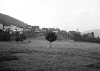 Februar  1964 / im Grund / Ruetibol; heute Wohnsiedlung mit Migros