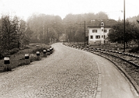1958  Sihlhof Sihltalstrasse Richtung Sihlwald.