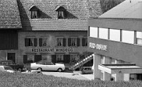 1971 Albispass  Altes und neues Restaurant ­Windegg