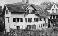 vor 1940 Sihltalstrasse 90b  Linker Hausteil: heute Coiffeur Bertoldo