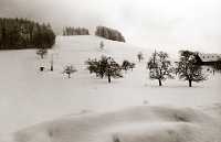 3.3.1988  Albispass mit ehemaligem Skilift
