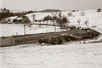 1960  Albispass / Hinteralbis  Wintersport auf dem Albis