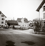 Um 1960 Neue Dorfstrasse    Abzweigung Josackerweg  Neue Dorfstrasse,