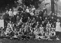 Klassenfoto Langnau 1922  1922, Armin Hintermeister, Frl. E. Schlatter, 5. & 6. Kl. Wolfgraben
