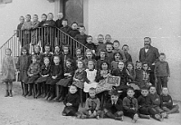 Klassenfoto Langnau 1926  1926, Paul Gimpert, 2. % 3. Kl. Altes Schulhaus