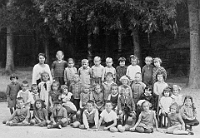 Klassenfoto Langnau 1933  30.9.1933, Frau Dr. Munz, Kindergarten Altes Schulhaus